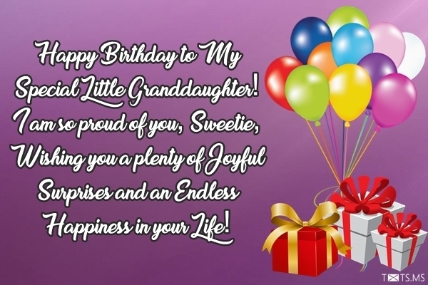 Birthday Wishes for Granddaughter, Messages, Quotes, and Pictures ...