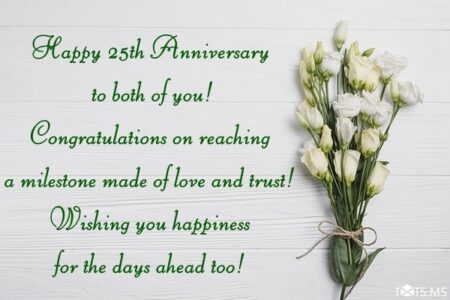 25th Wedding Anniversary Wishes, Messages, Quotes, and Pictures - Webprecis