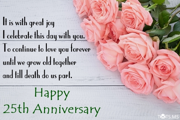 25th Wedding Anniversary Quotes For Husband