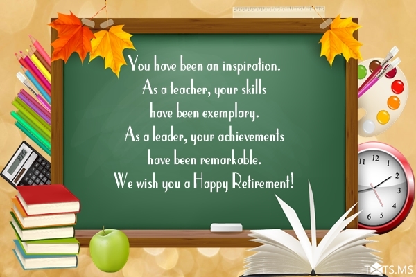 inspirational retirement quotes for teachers