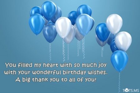 Thank You Messages for Birthday Wishes - Webprecis