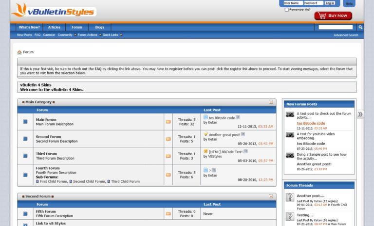 vBulletin Themes
